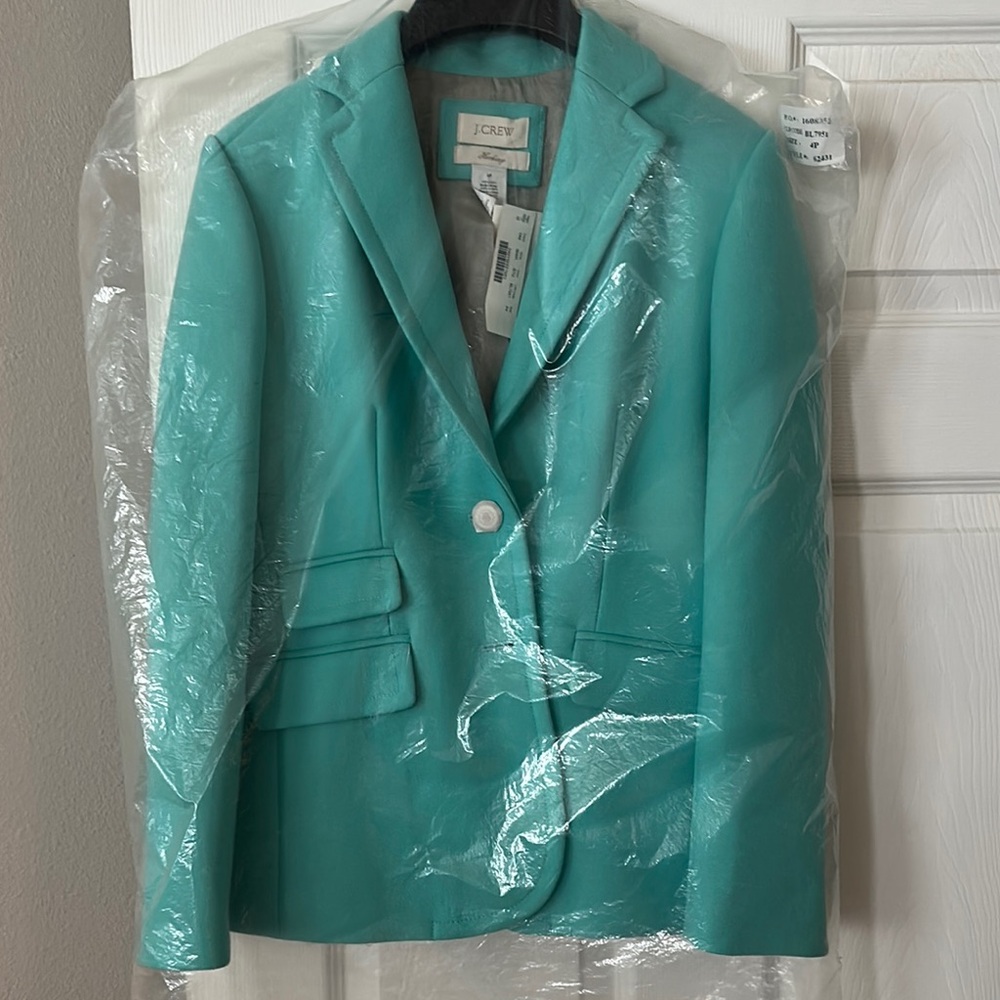 J. Crew Blue Blazer Classic Tailored Suit Jacket